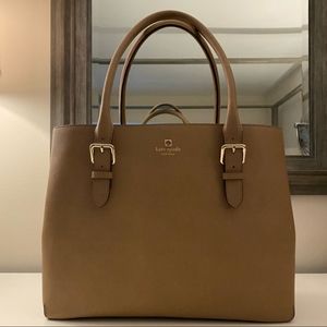 Kate Spade AIREL DUNE LEATHER TOTE
